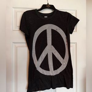 Peace sign t shirt